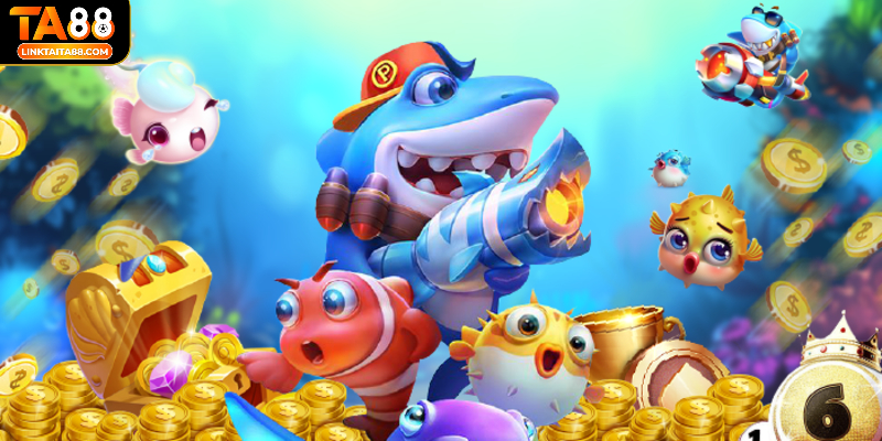 Tham gia sân chơi bắn cá TA88 người chơi được trải nghiệm đa dạng game 