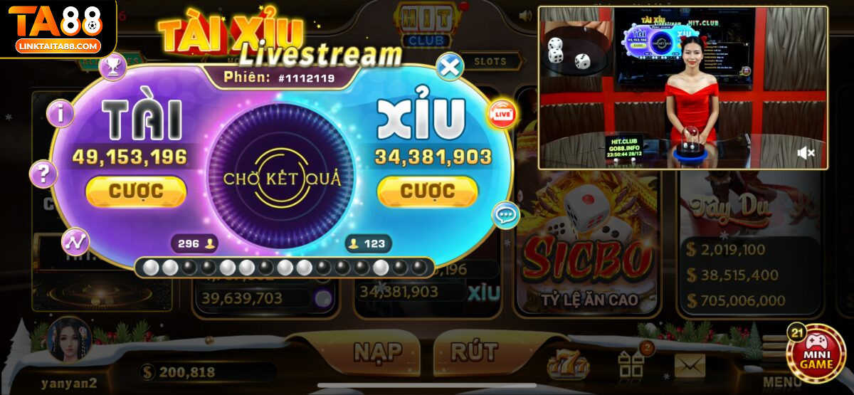 Khi đến với sảnh Live Casino Hitclub, người chơi không thể bỏ lỡ top các siêu phẩm giải trí nổi bật 